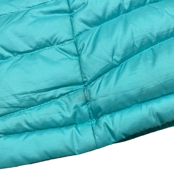 Patagonia Girls Down Sweater Puffy Vest Teal Purple Size Large (12) - Picture 9 of 15